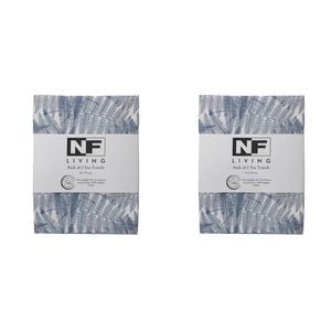2x 2pc NF Home & Entertaining Essentials Fern Tea Towel 25x18cm Sage