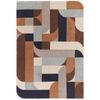 The Rug Connection Asiatic Klotski Terracotta 230x160cm - Medium Hand Tufted Wool Indoor Floor Rug