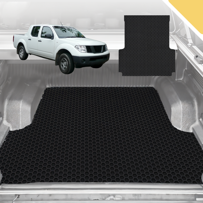 Outback GT 6D Pro Ute Tub Mat for Nissan Navara (D40-RX) 2005-2015 (With Spray On Liner or No Liner)  - Black