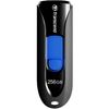 Transcend JetFlash 790 256 GB USB 3.1 Type A Flash Drive - Black - 90 MB/s Read Speed - 45 MB/s Write Speed - 1 Piece