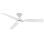 Mercator 132cm Samos DC Ceiling Fan with CCT LED - White