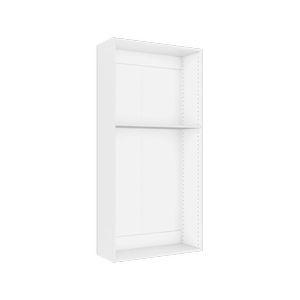 Lugna 1536 x 750 x 280mm White Cabinet Shell
