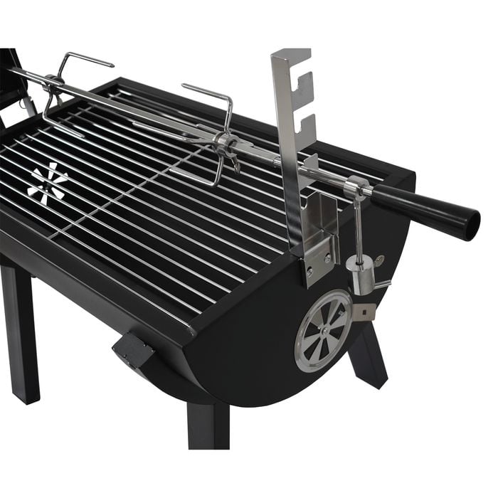 Jumbuck Rondo Electric Mini Charcoal Spit Roaster Bunnings Australia