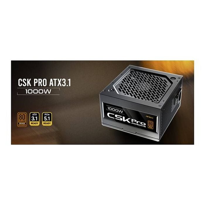 Antec Csk1000 Pro Semi-modular Atx 3.1 Pcie 5.1 Power Supply Unit [csk1000 Pro Au]