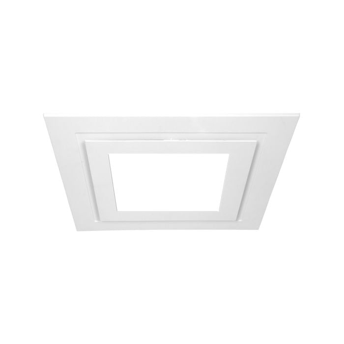 Manrose 250mm Square White Fascia with LED