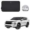 Front Windscreen Sun Shade for Mitsubishi Outlander 2003 - 2006 (CU/ZE/ZF) - Standard 150 x 85 cm - Black
