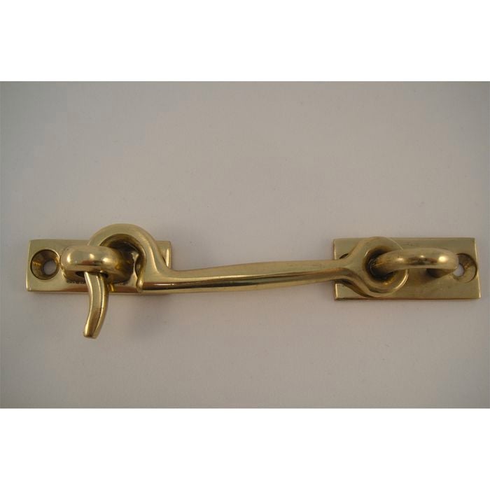 Miles Nelson Cabin Hook Brass 100mm