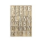 Boyle 165 Piece Plywood Alphabet Letter Set in Tray