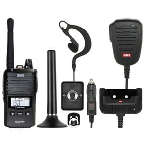 Gme Tx6165 5w Uhf Radio Ultimate Pack - Black