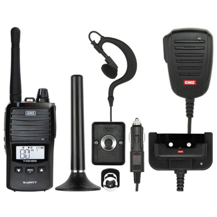 GME TX6165 5W UHF Radio Ultimate Pack - Black