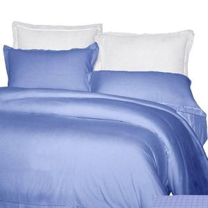 Rose Garden Checkered Lilac Quilt Cover Set King
