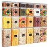 Zuni Dry Food Canisters With Lids Plastic Leak-proof Canisters 24 Pcs