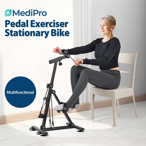 Foot Pedal Exerciser Cycle Leg Arm Rehabilitation Elderly Training Bike Stationary Pedal Exerciser Bunnings Australia