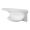 Roberts Designs 200 x 100mm White Ceramic Combination Soap Dish