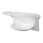 Roberts Designs 200 x 100mm White Ceramic Combination Soap Dish