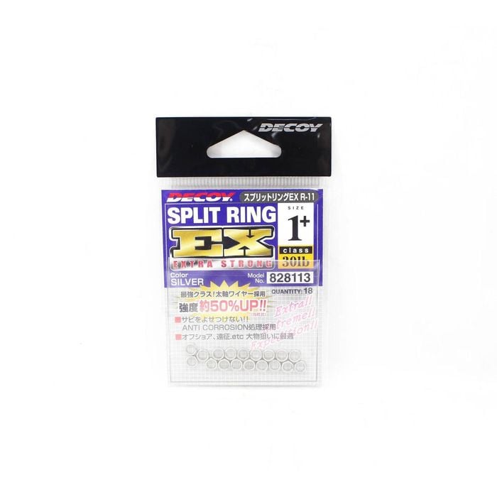 Decoy R11 EX Extra Strong Fishing Split Ring 1+