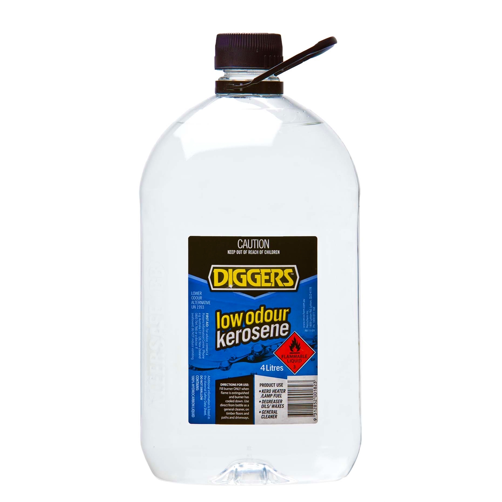 DIGGERS 4L Low Odour Kerosene Bunnings Australia