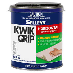 Selleys 500mL Kwik Grip Horizontal Contact Adhesive