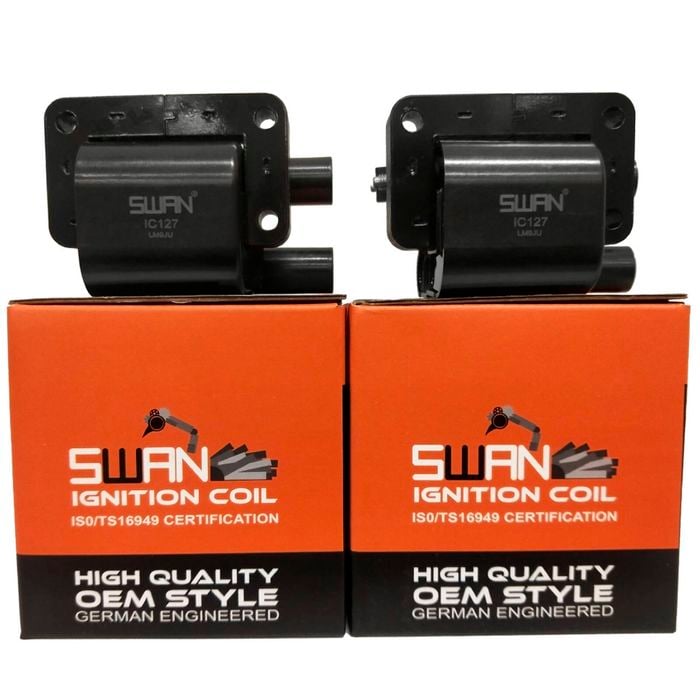 2-Pack SWAN Ignition Coil for Mitsubishi Lancer Evolution 1, 2 & 3 (4G63T)