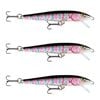 3x Rapala 11cm Original Floating Minnow Hard Body Fishing Lures - Rainbow Trout