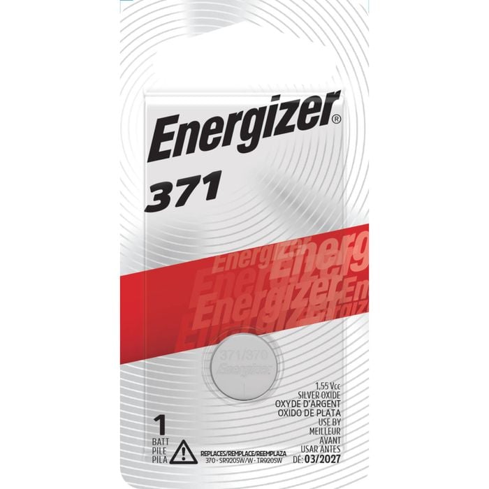 Energizer 371/370 Silver Oxide Button Battery - 1 Pack
