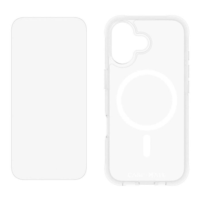 2pc Case-Mate Case & Screen Protection Set w/MagSafe for iPhone 17 6.3in Clear