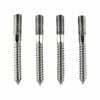 Everhang  M10 x 80mm Zinc Plated  Hanger Bolt - 4 Pack
