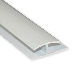 Icon 4.5mm x 3m White Supa Cover Moulding