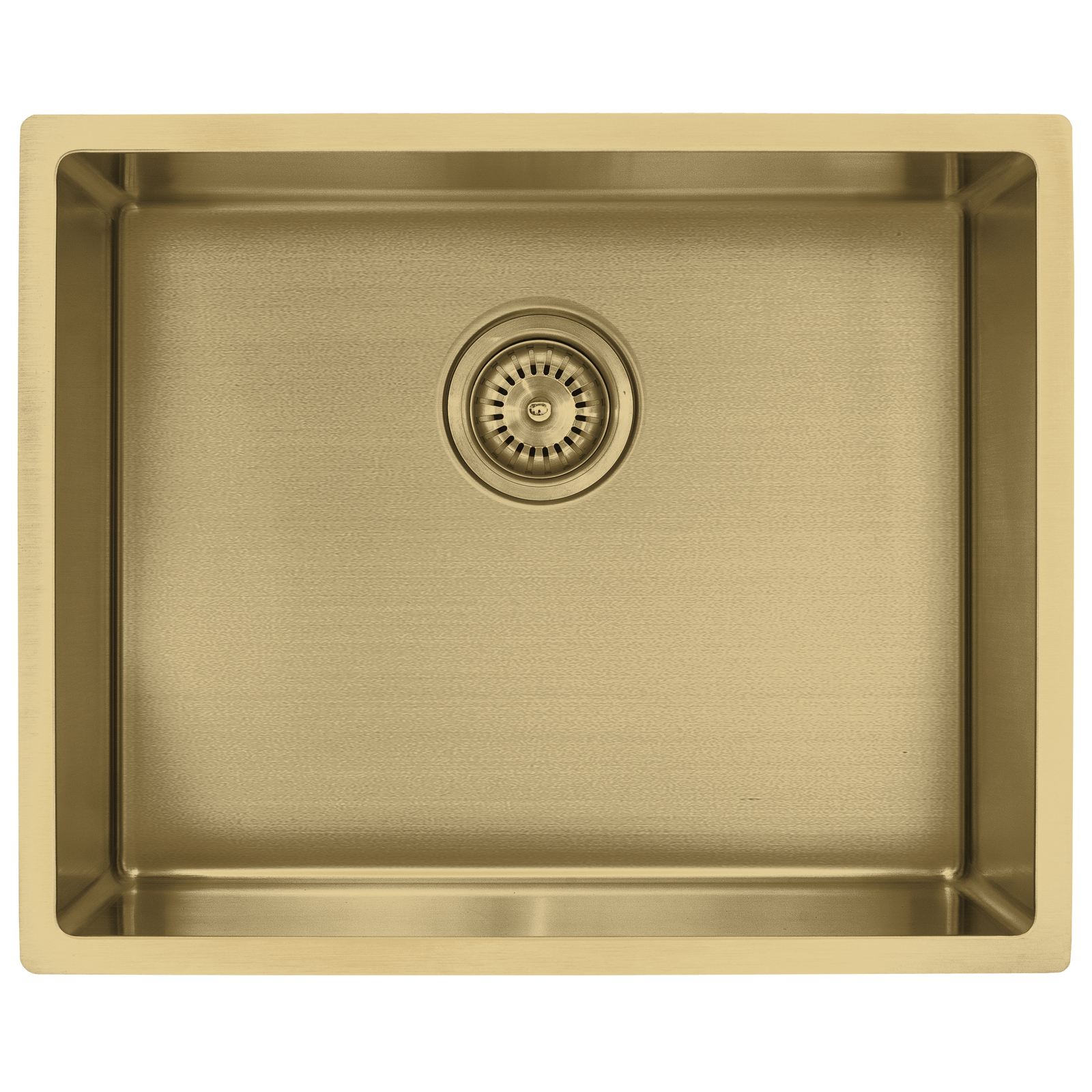 Mondella Light Gold Single Bowl Rectangular Sink Inset / Undermount product image
