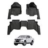 AUSGO 5D Injection Car Floor Mats for Ford Ranger PX PX2 PX3 Series Dual Cab 2011-2022 All-Weather Floor Liners