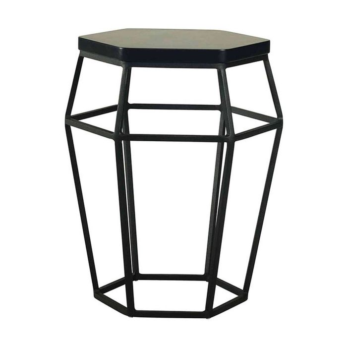Modern Furniture FORD 46x46cm Side Table/Stool - Black