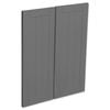 Kaboodle Smoked Grey Country Corner Wall Cabinet Door - 2 Pack
