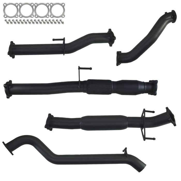 Ignite Exhausts Turbo Back For Toyota Hilux 3l D4d 3" Cat & Hotdog 409 Stainless Steel