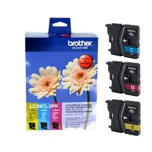 Brother LC-39 Colour Cartridge Value Pack - Cyan, Magenta, Yellow