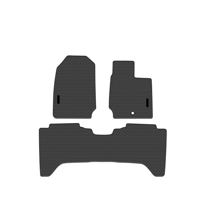 For Isuzu D-max (tf) Dual Cab 2020-on Custom Car Floor Mats Rubber Black