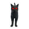 Galah Halloween Meowing Cat Animatronic With Sensor & 2 Sounds