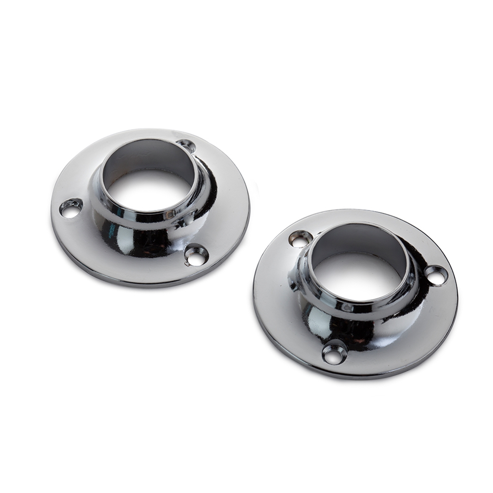 Sandleford 25mm Chrome Round Flange - 2 Pack
