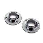 Sandleford 25mm Chrome Round Flange - 2 Pack