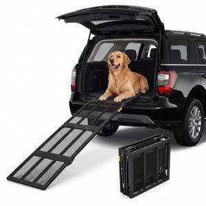 Advwin Dog Ramp Pet Steps Stairs Foldable