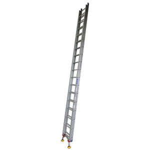 INDALEX 5.6m-9.9m Industrial Aluminium 130KG Pro Series Extension Ladder - Level Arc