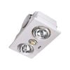 Click 2 x 275W White Ducted 3 in 1 Heater Bathroom Exhaust Fan - White