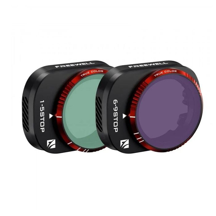 Freewell 2-Pack Varialble Filter Set (VND 1-5 & 6-9 Stop) for DJI Mini 4 Pro