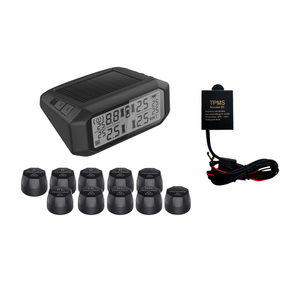 Promata Mata 1  Solar Powered Tyre Pressure Monitor - 10 External Sensors - With Booster