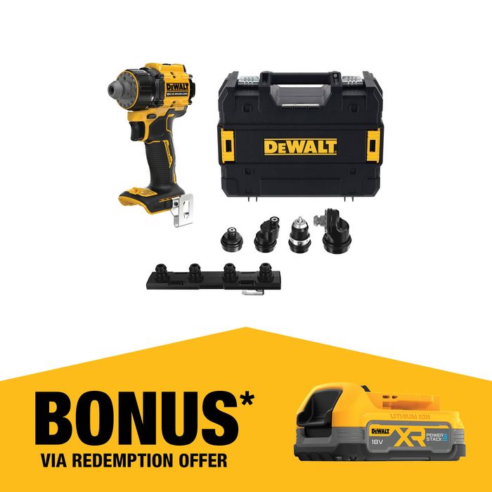 DeWALT 18V XR Multi-Head Drill Driver - Bare Unit
