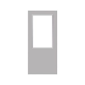 Parkwood 2040 x 820 x 41mm Entrance Door Aluminium Strata Clear Glass STCFLVP1C