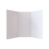 Stein 750 x 900 x 2000mm White 3-Sided Flat Wall Shower Liner 