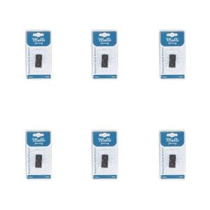 6pk Malli Sewing Sew On Magnetic Metal Snap Buttons Fasteners 18mm Assorted