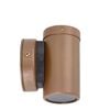 CLA Lighting MR16 Exterior Wall Pillar Single Fixed Spot Light (Aged Copper) IP54