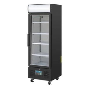 Polar Upright Display Fridge G-series Black 218l Commercial