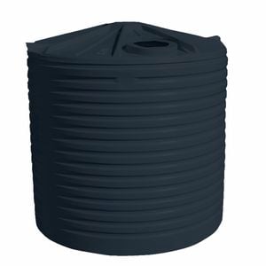 Clark Tanks 9092L Round Poly Water Tank - Metal Grey